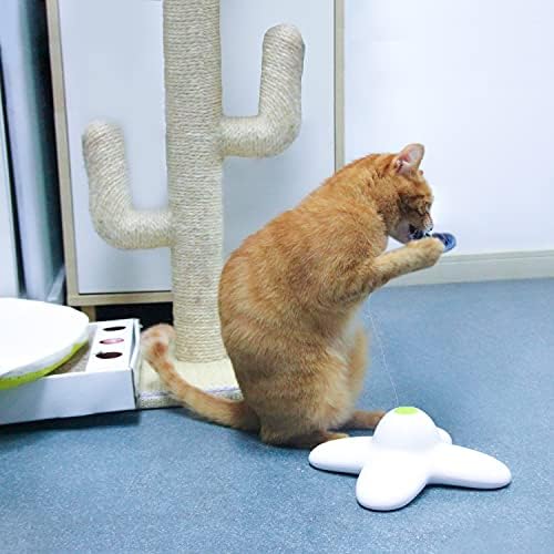 ВСИЧКО ЗА РЪЦЕТЕ Интерактивна Играчка-Пеперуда За котки, Подменяйки Порхание е Забавна играчка за котки, Перезаправляемая - 6 опаковки