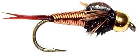 Място за Риболов риболов, летят Вольфрамовая Корона от Мъниста Мед Джон Нимфа Мухи за Риболов риболов, летят - Комплект от 6