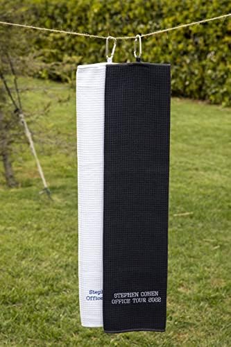 Персонален подарък за кърпи за голф по поръчка - избор на дизайн с монограм и добавете бродирани инициали - Кърпи за голф
