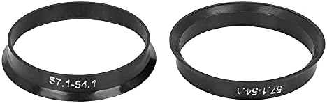 X AUTOHAUX 4шт Пластмасови пръстени за автомобилната Главината с Диаметър от 57,1 мм до 54,1 мм ID с Централен отвор
