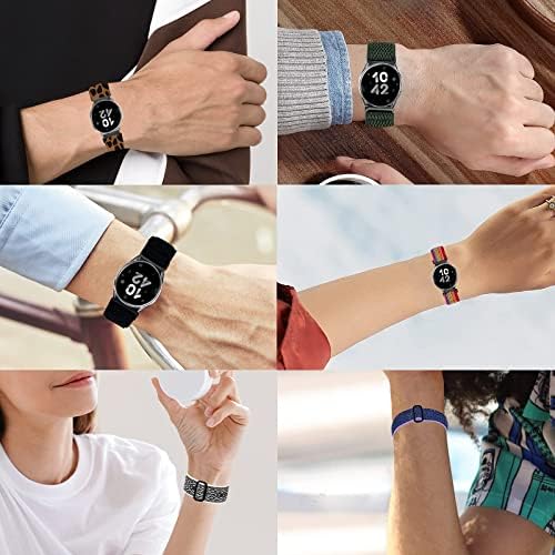 Ластични въжета, съвместим с Samsung Galaxy Watch 5/4 40 мм 44 мм/Watch 5 Pro 45 мм/Watch 4 Classic 42 мм и 46 мм,