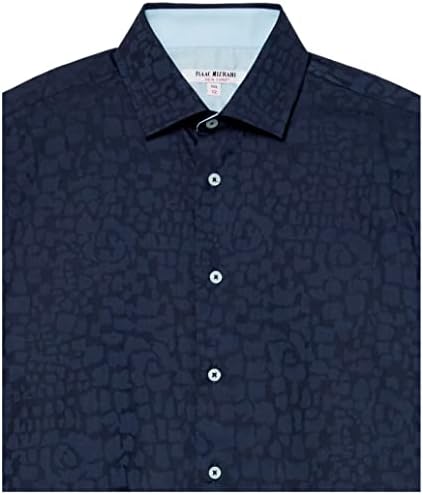 Риза с копчета и дълъг ръкав Забелязан модел за момче Isaac Mizrahi
