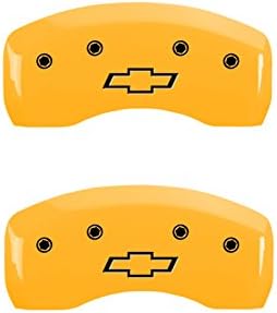 Капачки на челюстите MGP 14218SBOWYL, комплект от 4 капачки на челюстите (Жълт надпис отпред и отзад: черни символи, нанесени