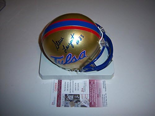 Мини-Каска с автограф на Стив Ларджента Seattle Seahawks, Tulsa, JSA / coa - Студентски мини-каски с автограф