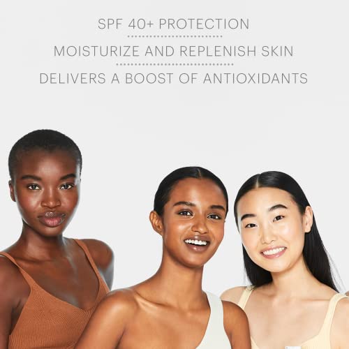 Слънцезащитен крем Glo Skin Beauty без олио SPF 40 + с хиалуронова киселина и минерали - Защитава от слънчевите лъчи
