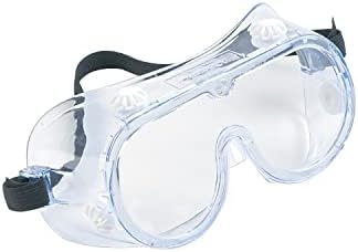 Защитни очила 3M 40661-00000-10 334 за защита от пръски с прозрачни рамки и лещи, фарове за мъгла