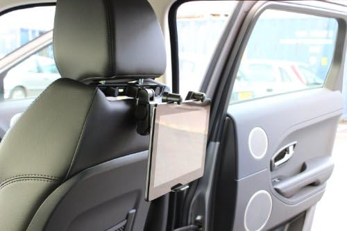 Tablet PC Navitech в подголовнике колата / на задната седалка на Черен, с възможност за разширение, с прикрепен