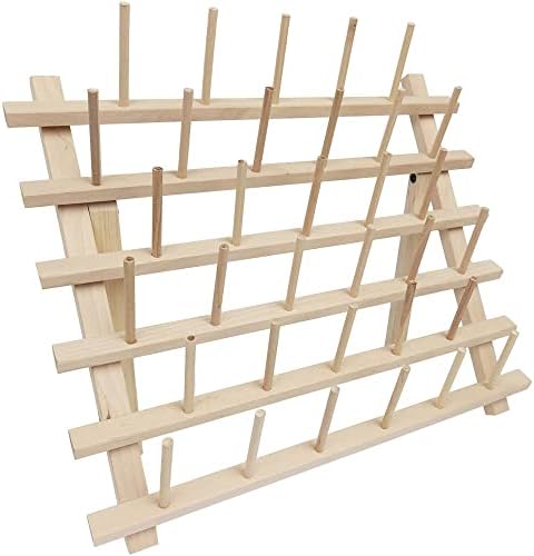 2-33 Багажник за дървени нишки с конусообразными рулони (могат да се настанят 66 намотки) от Масивна дървесина, отделно
