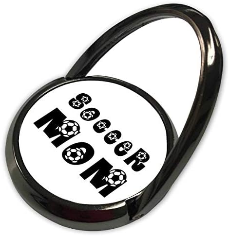 Дизайн 3dRose Alexis - Типография Soccer - Текст за футболна майка. Всяка Буква Е Украсена С Топка. Положителен подарък