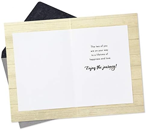 Сватбена картичка Hallmark (г-Н и г-жа) и Сватбена картичка, пощенска Картичка за душата на булката или Картичка за годеж (Приятно
