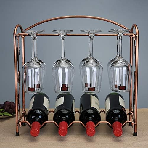 Поставка за чаши Iron художествен обърнат Многофункционален Творчески Домакински кухненски Закачалка, стойка за вино, чаши за вино със срок На съхранение (Размер: A)