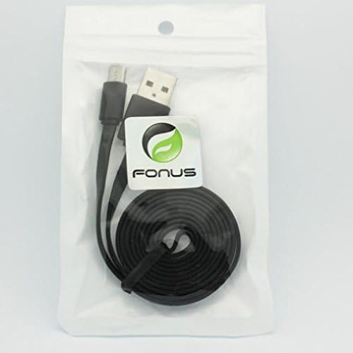 USB кабел с дължина 3 метра, захранващ Кабел за зарядно устройство microUSB, Тел власт, Съвместим с Samsung