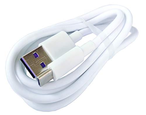 Ярък USB кабел за зареждане и захранване на Зарядно Устройство, което е Съвместимо с TREBLAB HD-Max HDMax Акумулаторна
