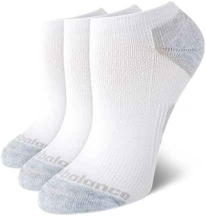 New Balance Мъжки 3 Опаковки Меки, Не Пропускающих Влагата Чорапи No Show с супинатором
