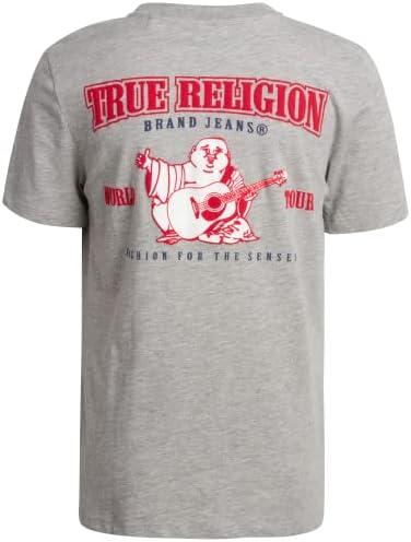 Тениска за момчета True Religion - Тениска с къс ръкав и кръгло деколте с модел за момчета (Размер: S-XL)