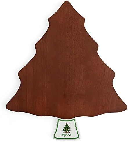Коледно Дърво Spode - Сиренето дъска от 2 части и Набор от Дюзи-13-Инчовата дъска