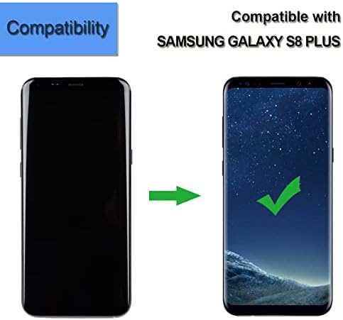 Новият OLED екран, съвместим с Samsung Galaxy S8 + Plus G955F G955P G955V G955T G955R4 LCD дисплей със сензорен екран в събирането