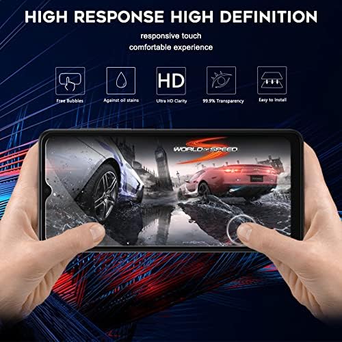 (3 опаковки) Orzero Съвместима за Samsung Galaxy A13 5G Протектор на екрана от закалено стъкло, с рамка за