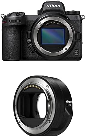 Корпус беззеркальной фотоапарат Nikon Z 6II формат FX Черен с адаптер за монтиране на Nikon FTZ II