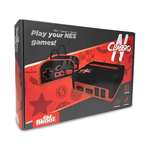 Старата конзола Skool CLASSIQ N, съвместима със системата за клониране на NES - Black/Red