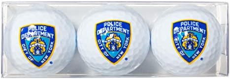 Официално лицензиран служба полиция в град Ню Йорк NYPD Комплект от 3 Топки за голф