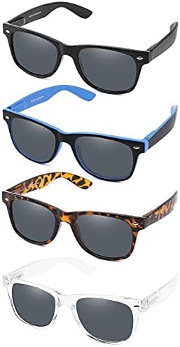 DILLY VISION 4 Опаковки Бифокальных Слънчеви очила за четене за Мъже И Жени, Класически Улични Слънчеви Очила