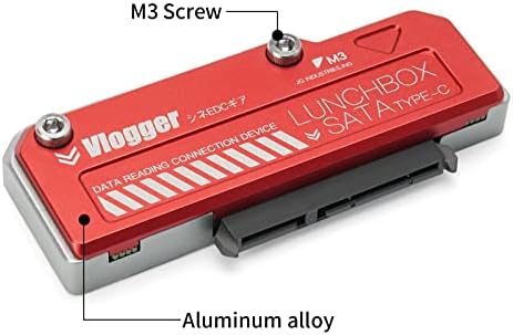 Адаптер ANDYCINE USB-C SATA за считывателей Lunchbox серия Lunchbox, съвместим с Lunchbox серия червени на