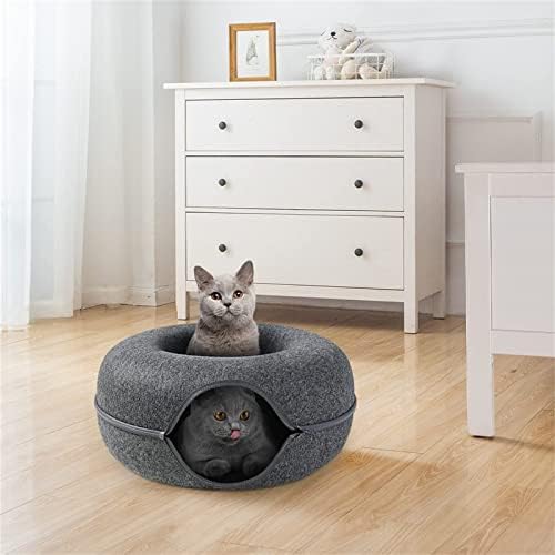 QBOMB Котешка Туннельная легло за котки в затворени помещения, Подвижни легла за всички кучета, Котки + ключодържател, е на Разположение