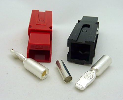 1 Чифт конектори за бързо свързване/изключване на батерията Philmore DC 60A за тел 8AWG; 49-338
