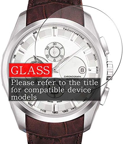 Synvy [3 опаковки] Защитно фолио за екран от закалено стъкло, която е съвместима с предпазни устройства за смарт часа Tendence TGF37102 / TGF37103 с фолио 9H Smartwatch