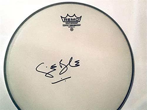 Джинджър Бейкър подписа drumhead с автограф remo cream blind faith
