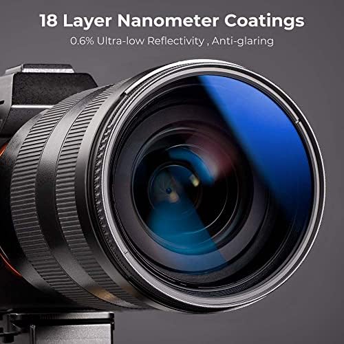 K& F Concept 52 мм Кръгъл Поляризационен Филтър за обектив от оптично Стъкло Ултра-18 Многослойни Покрития Кръгова
