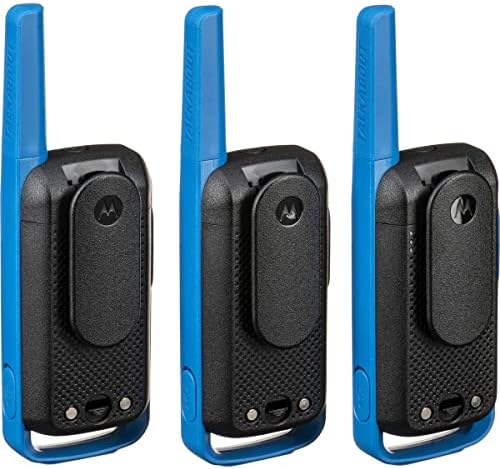 Motorola Solutions T270TP, Двупосочна Радиовръзка, Черна, със Сини Слушалки за видеонаблюдение от три комплекти