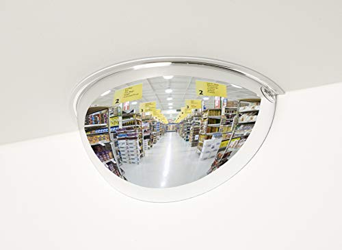 Марка SeeAll See All TPV26180 Полукупольное Куполна Защитно огледало с диаметър 26 см, комплект огледала от 4