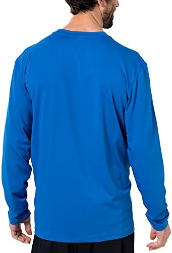 Мъжка тениска с кръгло деколте Arctic Cool Миг Охлаждане, Впитывающая Влагата UPF 50+, Солнцезащитная Риза с дълъг ръкав