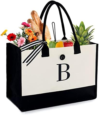 BeeGreen 12 Бр., Многократна употреба за Хранителни стоки Чанти, Много по-Големи Чанти за Пазаруване, Подарък с Монограм,