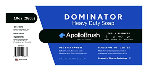 Прахово Сапун Apollo Brush Dominator Heavy Duty - Бутилка от 10 мл