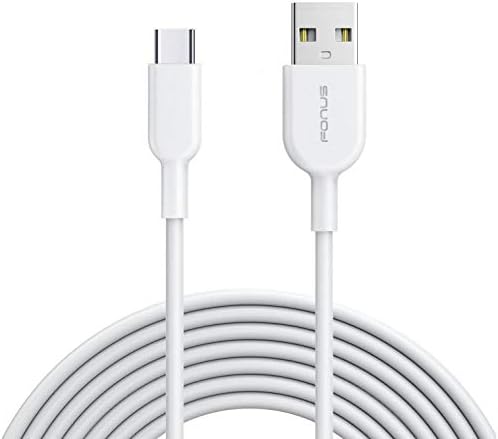 USB кабел-C с дължина 3 метра, кабел за бързо зарядно устройство Type-C, Тел власт, Съвместим с Samsung Galaxy