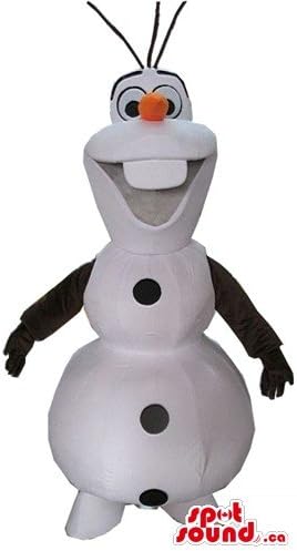 SPOTSOUND Снежен човек с Моркови Носа Cartoony Герой Талисман на САЩ Костюм на Карнавалните Костюми