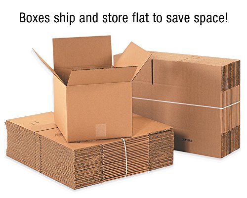 BOX USA 15 Опаковки Високи Кутии от велпапе, 12 L x 12 W x 52 H, Изработка, Доставка, Опаковане и преместване