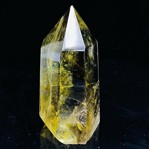 270 г Натурален Прозрачен Цитрина Obelisk Crystal Пръчка Точков Исцеляющий FL1719