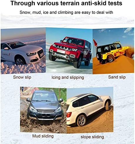 YIISU #CAXWQR Единични Вериги за сняг Дебели Гумени Зимни Вериги за сняг за аварийни гуми