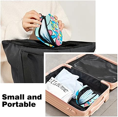 Чанта за съхранение на Хигиенни Кърпички с Абстрактен Модел, Преносим Чанта за Месеца, Чанти, Възглавнички за