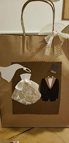 Разпродажба на Нов продукт, Средни Подарък Пакети за Гости на Сватба в стил рустик, за Булката и Младоженеца, Уникални
