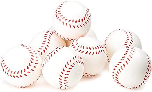 Бейзболни, Спортни и тематични 2,5-инчови Поролоновые топки за облекчаване на стреса, Бейзболни, спортни
