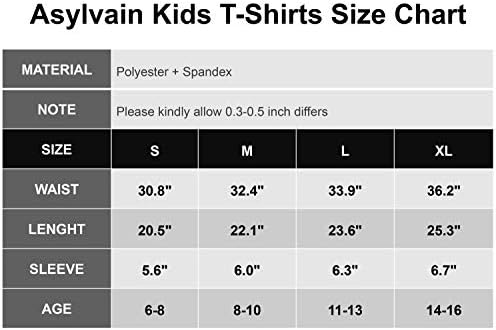 Asylvain/ Ризи за момчета и Момичета, на Новост, тениски с 3D Принтом и Графичен Дизайн с Къс Ръкав, за Деца от