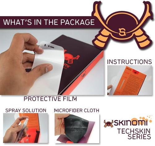 Защитно фолио Skinomi, съвместима с AT & T Avail 2 Clear TechSkin TPU Anti-Bubble HD FILM
