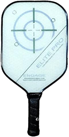 Engage Pickleball Elite Pro - Фибростъкло с Полимерни пити - Произведено в Америка - Pickleball Paddle
