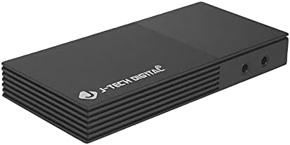 J-Tech Цифрова карта на улавяне на 4K, HDMI | HDMI, USB Type-C USB 3.0 с почти нулево закъснение, съвместима