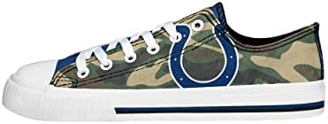 Дамски Камуфляжная Парусиновая обувки Indianapolis Colts NFL С Нисък Покрив - 11